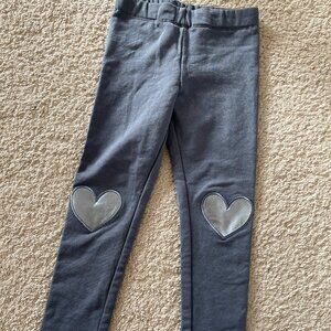 Heart patches pants for toddler girl